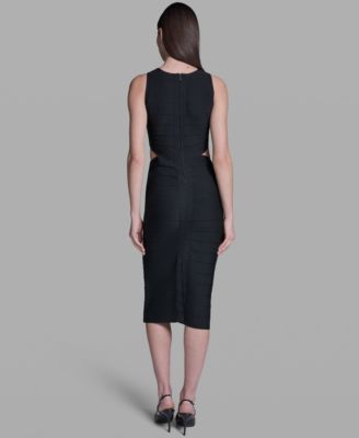 Women's Sleeveless Crew Neck Dress