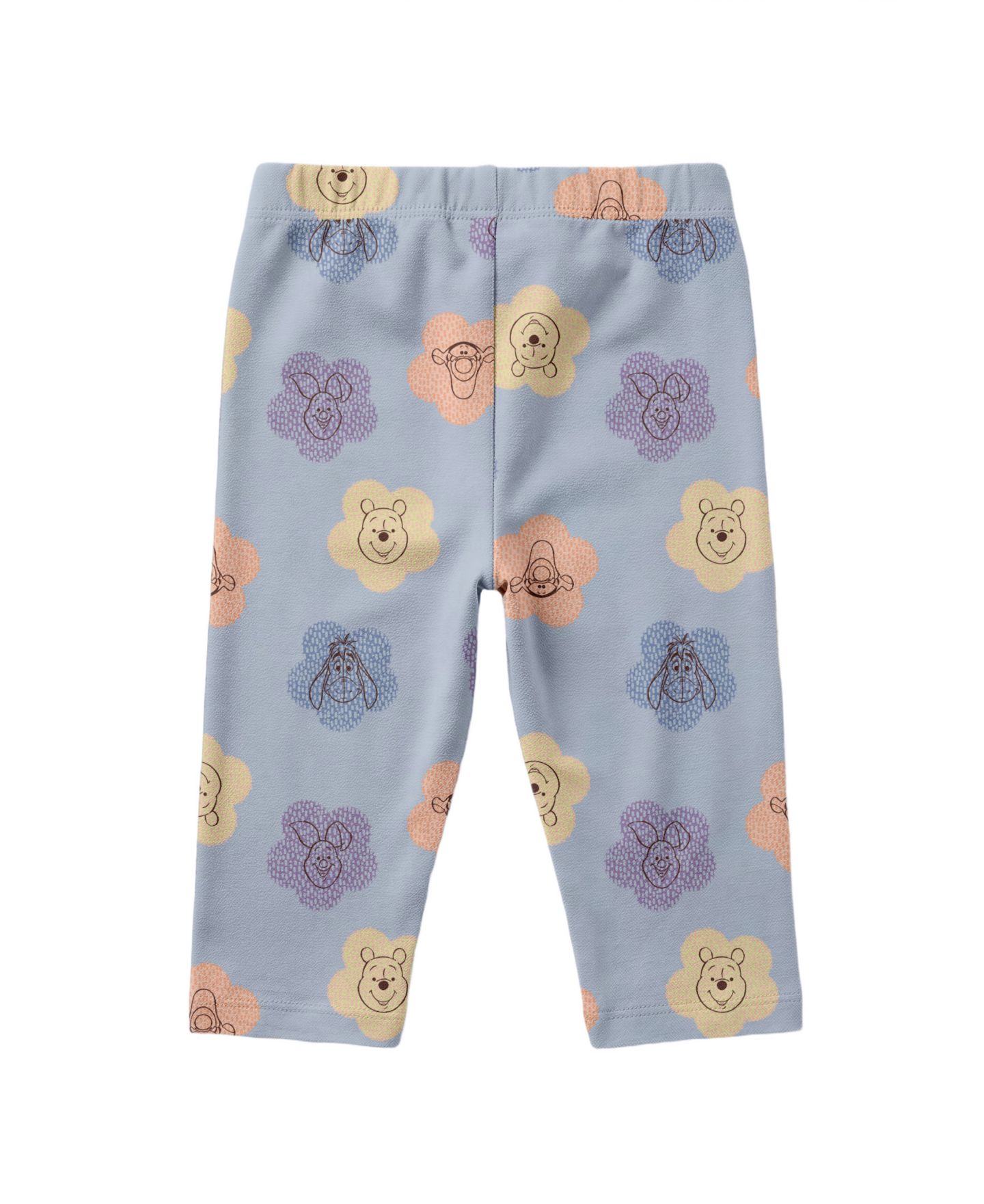Детский комплект Disney Winnie the Pooh для девочки: куртка, боди и брюки с принтом, цвет: Синий / Кремовый — фото 8