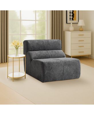 Luxury Cloud-Soft Velvet Single Sofa Chair