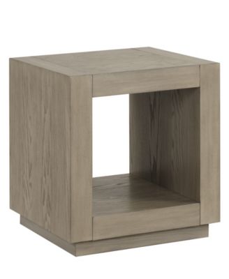 Gryel 20" Bottom Shelf Square End Table
