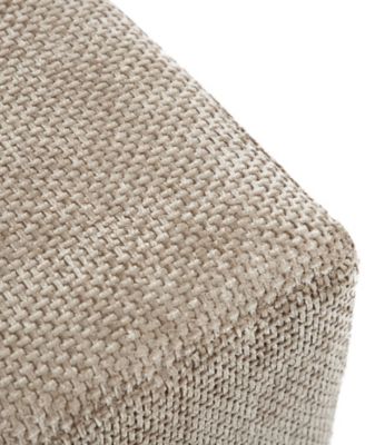 Dashiell 15" Chenille Cube Storage Ottoman