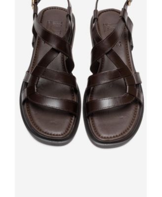 Womens Laveda Leather Strap Sandal