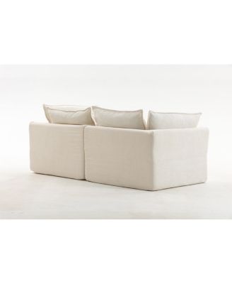 Cloud Couch Oversized Modular Sectional Sofa, 2-Seat