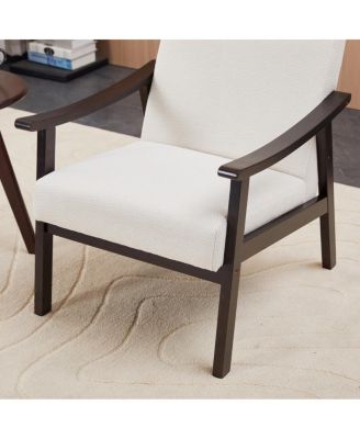 Modern armchair with high back