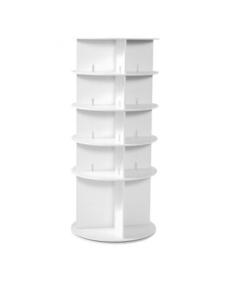 5-Tier Rotating Shoe Rack 360&deg; Spinning Carousel