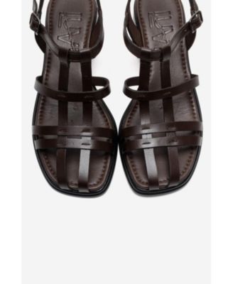 Women's Cielos Leather Block Heel Sandal