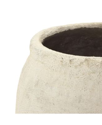 Sahara Stone Planter, 12" Round Cement