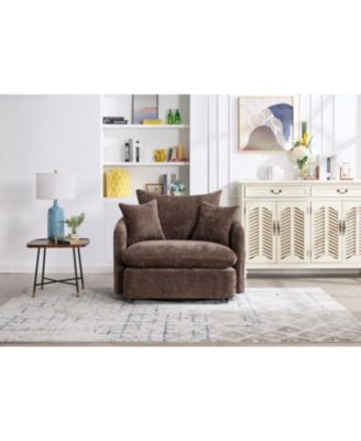 Streamdale Swivel Accent Chair with Pillows