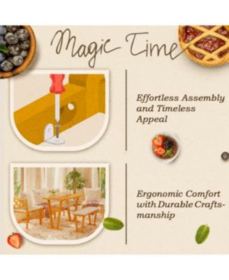 Farmhouse Kitchen Nook Dining Set - 6 Piece