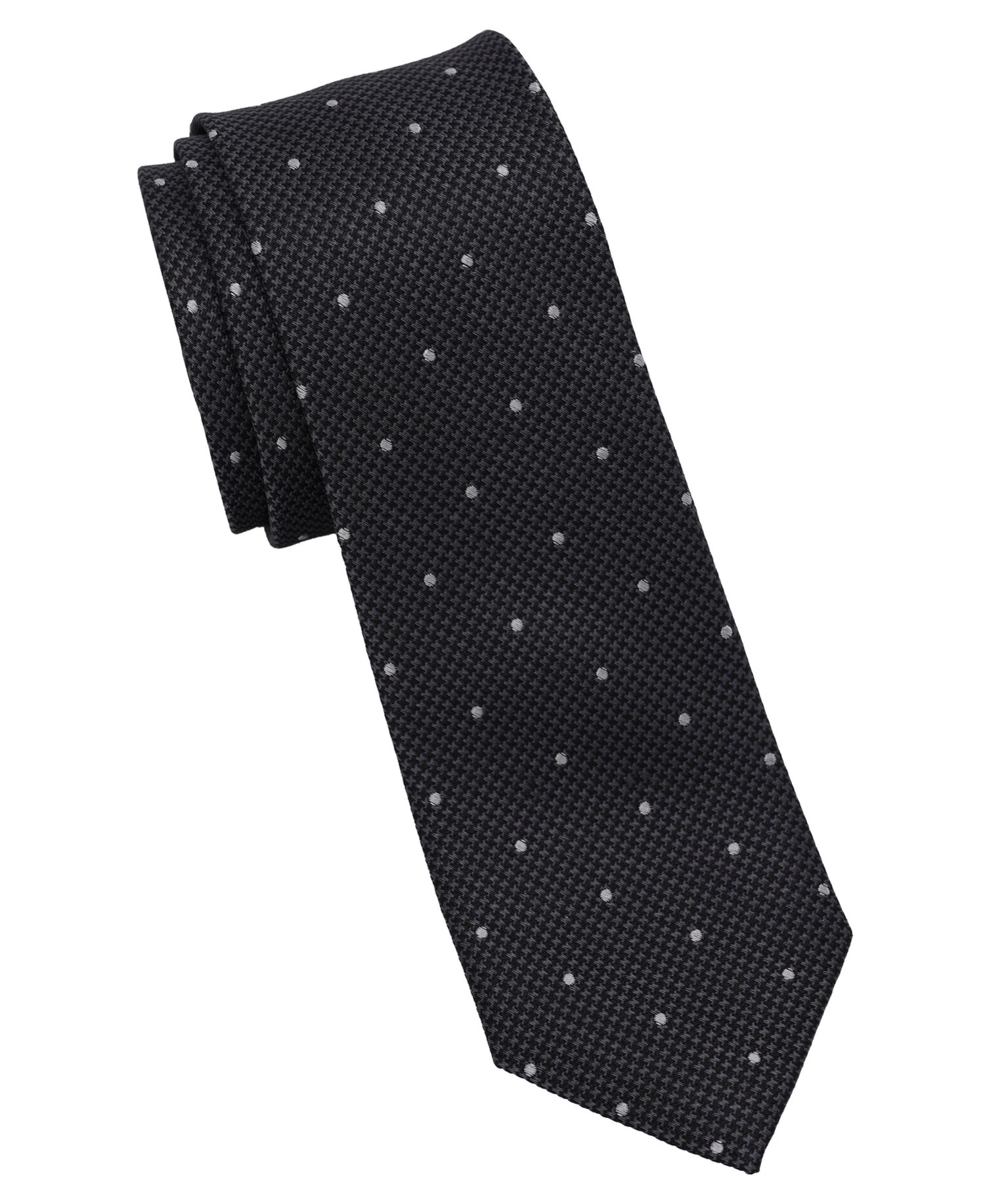 Men's Dotted Slim Tie
