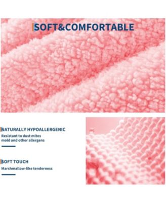 Queen Bed Frame Led Headboard Under Bed Drawer Metal Upholstered Platform Led Kids Bed Lamb Fleece Wood