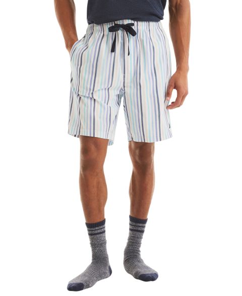 Пижамные шорты Waistband для мужчин, тканый — Nautica, цвет: Яркий белый