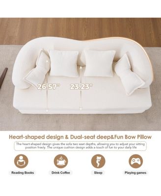 2-in-1 Foldable Sofa Bed, 70 Inch Convertible Sleeper