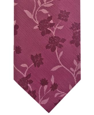 Men's Tonal Floral Slim Tie