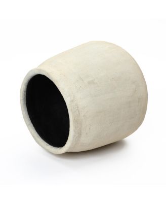 Sahara Stone Planter, 16.1" Round Cement Accent in Desert