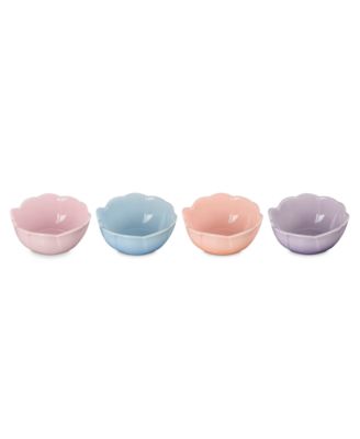 Petal Stoneware 4-Pc. Bowl Set