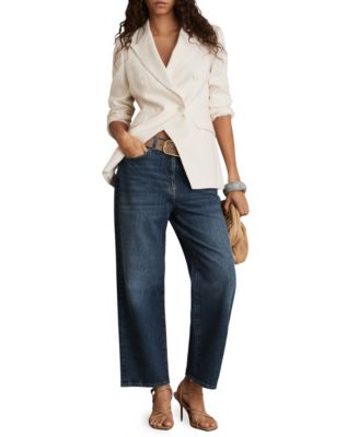 Women's Mid-Rise Straight-Leg Jeans