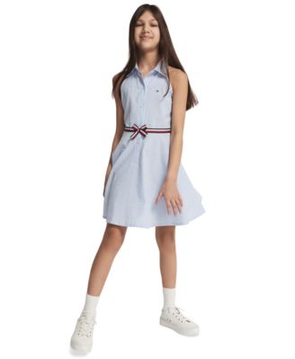 Girls' 7-16 Ithica Stripe Halter Dress