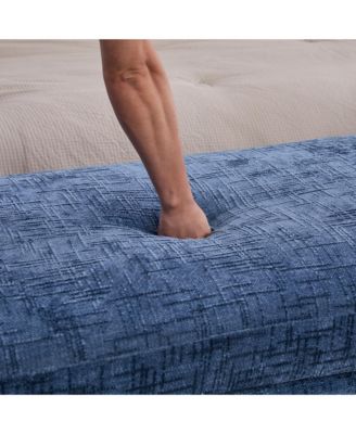 Streamdale Upholstered End of Bed Bench with Armrests & Bolsters