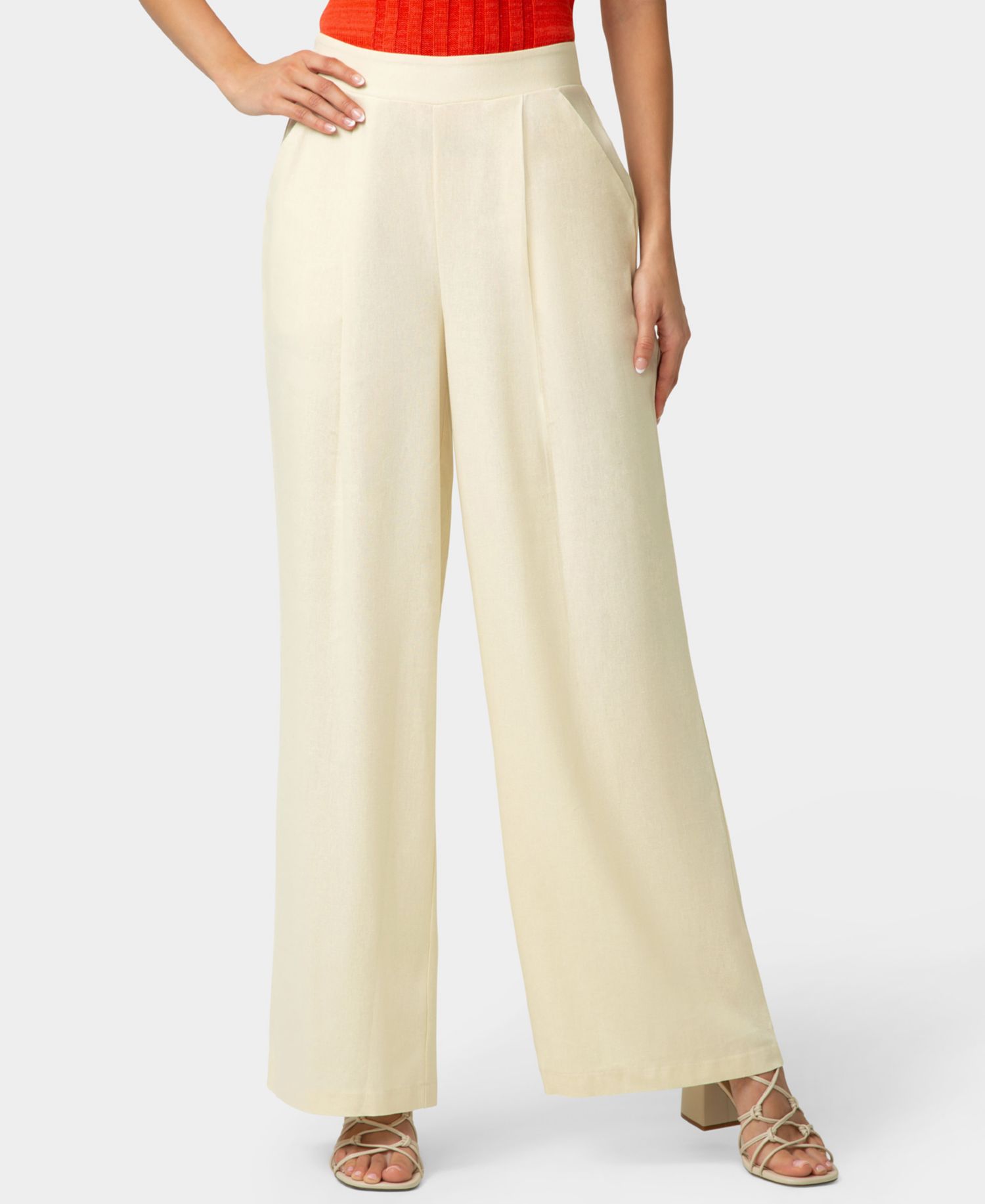 Women's Coastal Linen Palazzo Pant