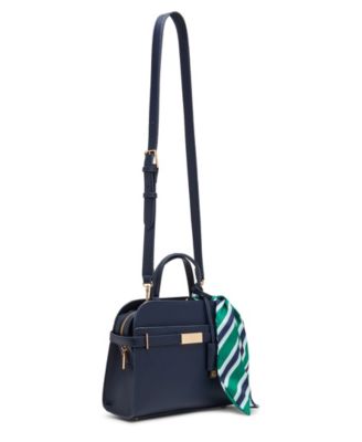 Belted Small Satchel Bag