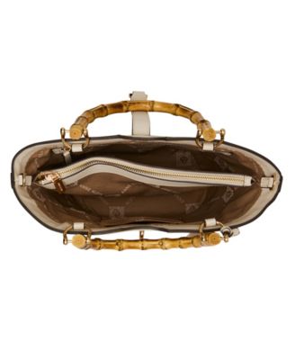 Rounded Medium Top Handle Tote Bag