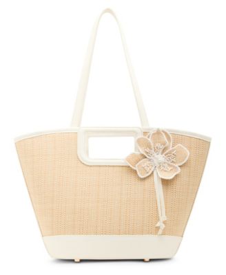 3D Cultivated Pearl Flower Large Tote Bag