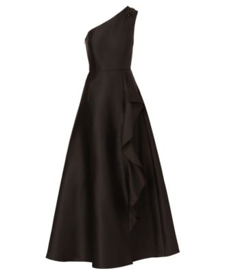 Women's Embellished One-Shoulder Gown
