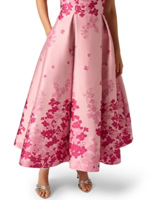 Women's Floral-Print Off-The-Shoulder Dress