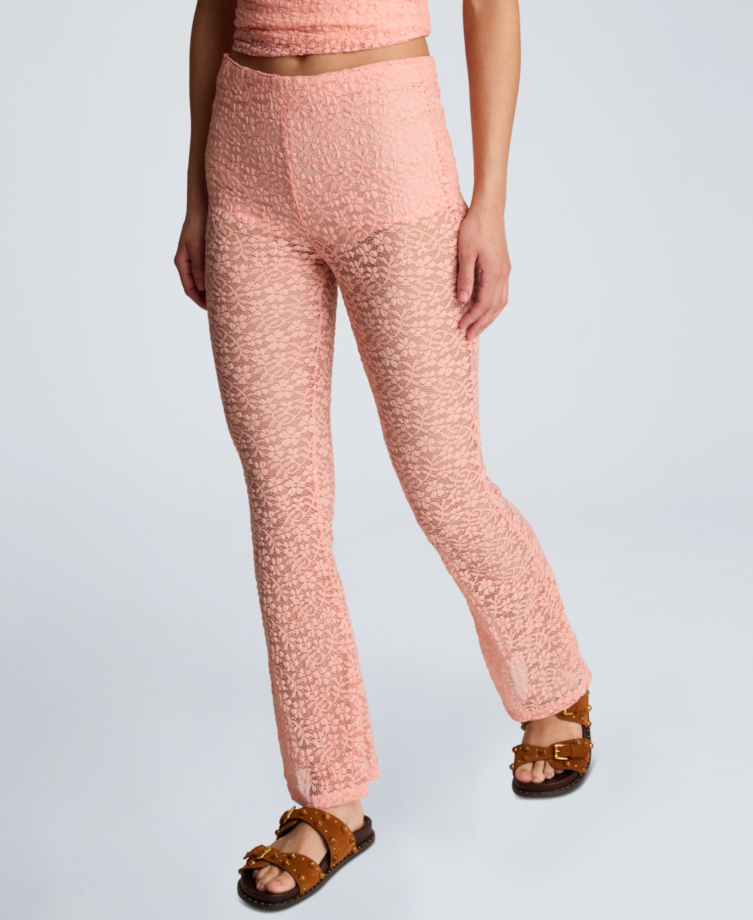 Women's Pull-On Lace Flare Pants