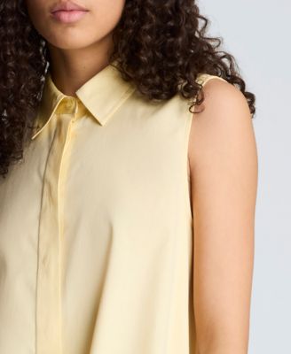 Women's Sleeveless Trapeze Mini Dress