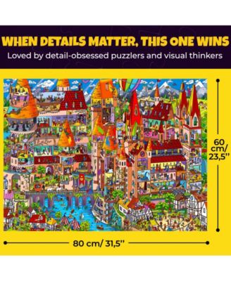 1000 Piece Jigsaw Puzzle for Adults – Premium Box Packaging with Extra Fun Challenges Perfect for Relaxation & Creativity & Gift Giving