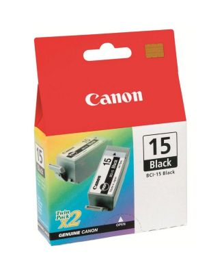 BCI-15 Black Ink Tank Twin Pack for i70, i80, iP90, iP90v PIXMA Series Printers