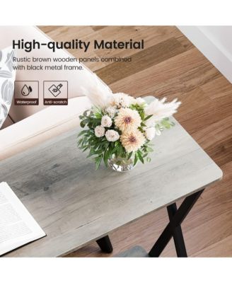 41.3" Narrow Industrial Console Table