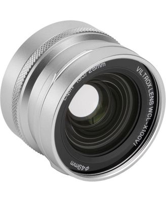 WCL-X100VI Wide Conversion Lens for Fujifilm X100 Series Cameras, Silver