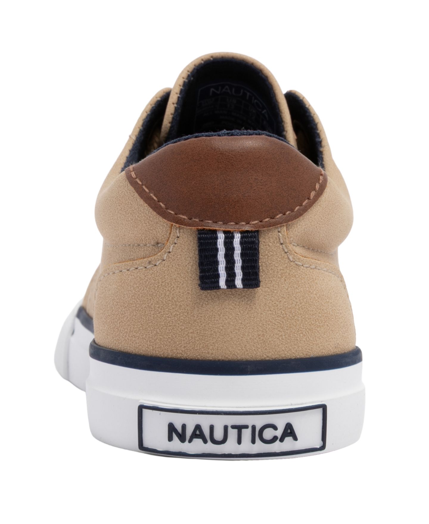 Кроссовки Nautica Lace-Up Vulcanized Sneakers для мальчиков, цвет: Песочный — фото 3