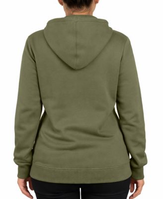 Women's Blue Ice Loose Fit Super Heavyweight Fleece-Lined Pullover Hoodie