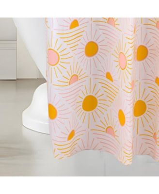 90GSM Peva Glit Printed Sun Shower Curtain 70" x 72" Muti color
