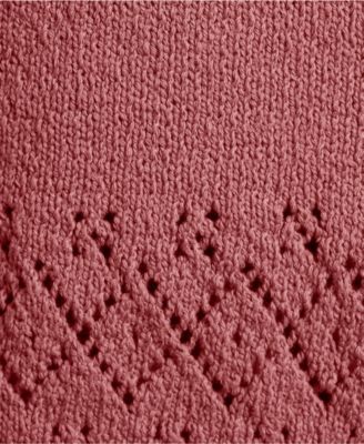 Women's Pointelle Square Neck Tank Sweater