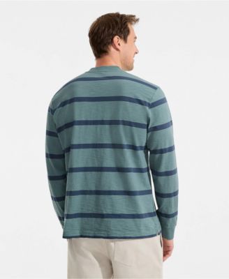 Men's Long Sleeve Slub Henley