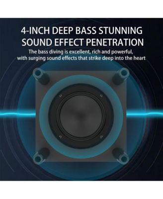 2.1 Channel Bluetooth Soundbar with 30W Subwoofer & RGB Lights