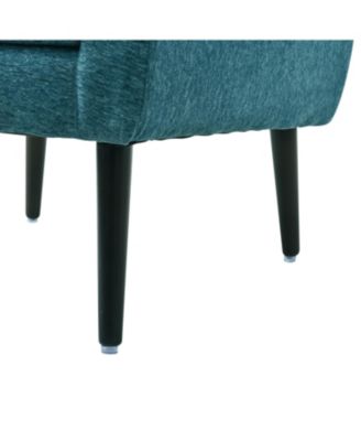 Ergonomic Velvet Chair w/ Waist Support
