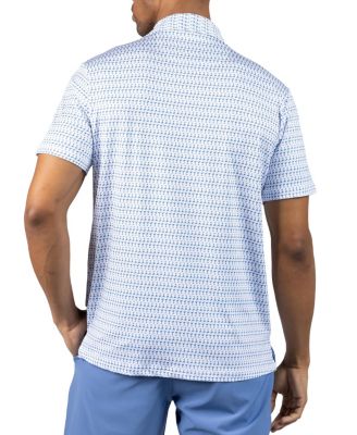 Men's Martini Glasses Printed Performance Polo