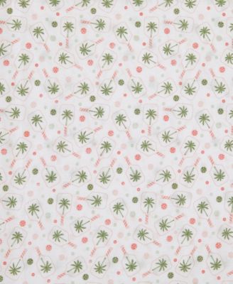 Pickleball Palm 200-Thread Count Washed Cotton 4-Pc. Sheet Set, King