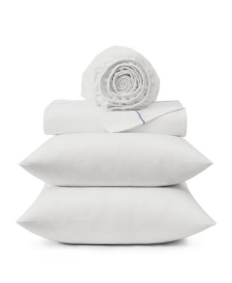 Boardwalk 200-Thread Count Washed Cotton 4-Pc. Sheet Set, Queen