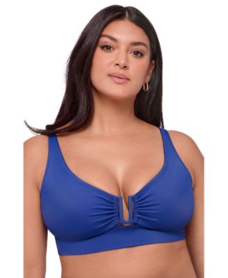 Women's Supportive and Sculpting U-Wire Midkini Swimsuit Top