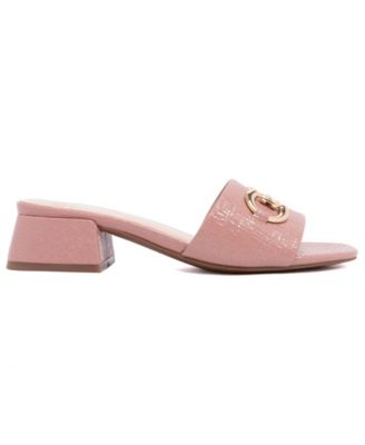 Women's Uniqua Open Toe Slide Dress Sandals
