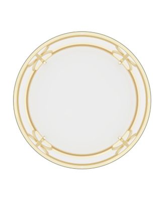 Round Tempered Glass Coffee Table, 30.7" ,Geometric Metal Frame