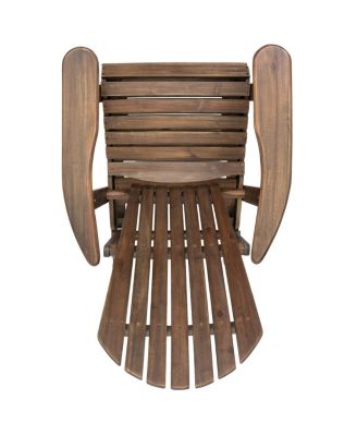 Hanlee Acacia Wood Folding Adirondack Chair