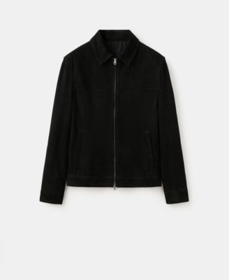 Men's Suede Leather Zipper Jacket